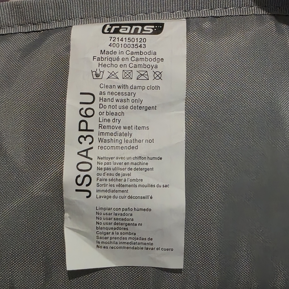 Vintage Trans by JanSport Sling Bag – Pineapple Print - Y2K - Picture 10 of 10